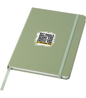 Carnet de notes A5 Spectrum à couverture rigide personnalisable (élastique et signet)