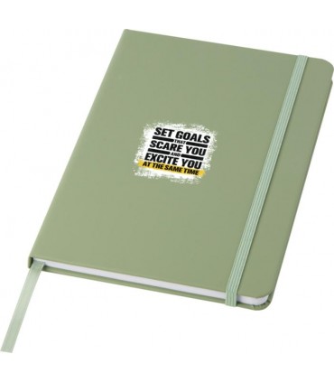 Carnet de notes A5 Spectrum à couverture rigide personnalisable (élastique et signet)