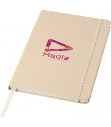 Carnet de notes A5 Spectrum à couverture rigide personnalisable (élastique et signet)
