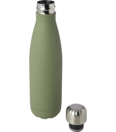 Bouteille isotherme publicitaire Cove 500 ml en cuivre et acier inoxydable recyclé certifié RCS
