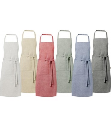 Tablier publicitaire Pheebs 200 g/m² en coton recyclé personnalisable