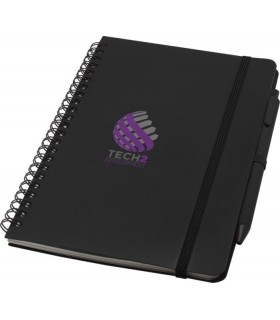 Carnet publicitaire A5 Thalaasa avec stylo en plastique recyclé