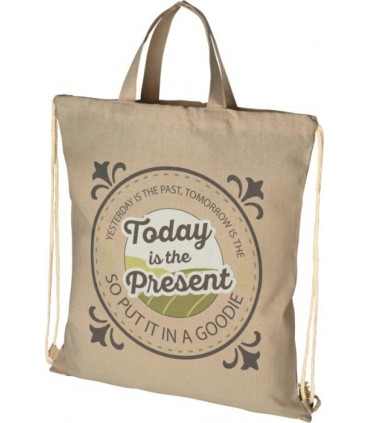 Sac à cordons recyclé Pheebs 210 g/m² personnalisable 6 L