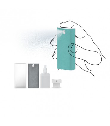 Spray nettoyant publicitaire 12 ml écran et support smartphone personnalisable