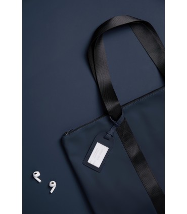 Étiquette à bagages publicitaire VINGA Baltimore en polyester recyclé RCS personnalisable
