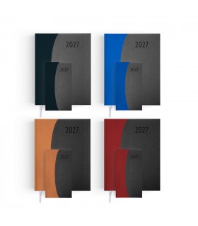 Agenda de bureau publicitaire Prestige couverture bi-colors