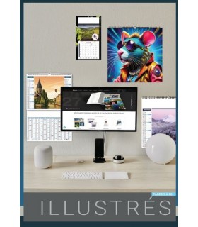Calendriers illustrés feuillets personnalisables 2027