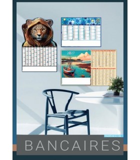 Calendriers bancaires personnalisables 2027