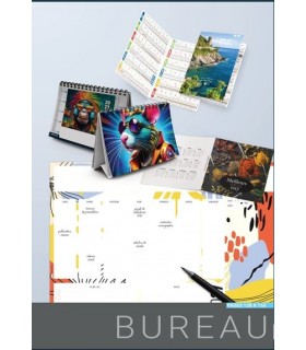 Calendriers de bureau personnalisables 2027