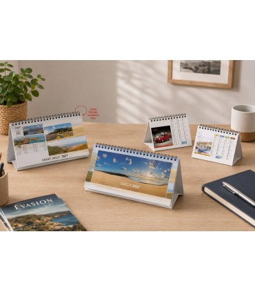 Calendriers de bureau personnalisables 2027
