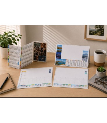 Calendriers de bureau personnalisables 2027
