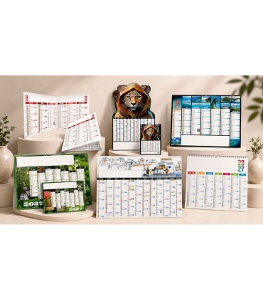 Calendriers bancaires personnalisables 2027