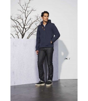 VESTE SOFTSHELL CAPUCHE ET MANCHES AMOVIBLES TRANSFORMER | ref :  01647