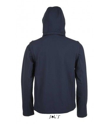 VESTE SOFTSHELL CAPUCHE ET MANCHES AMOVIBLES TRANSFORMER | ref :  01647
