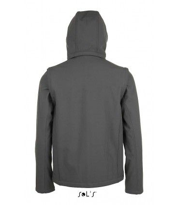 VESTE SOFTSHELL CAPUCHE ET MANCHES AMOVIBLES TRANSFORMER | ref :  01647
