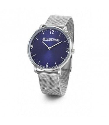 Montre ronde bracelet tissé