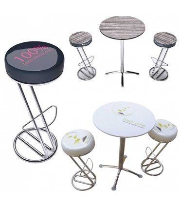 KIT CAFE TABLE ET TABOURETS | ref :  KIT CAFE