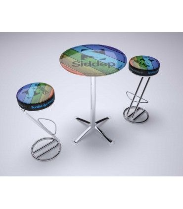 KIT CAFE TABLE ET TABOURETS | ref :  KIT CAFE