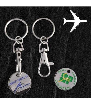 PORTE CLES JETON CLASSIQUE | ref :  AT1