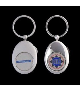 PORTE CLES JETON ATTACHE METAL | ref :  AT140
