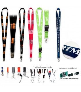 TOUR DE COU / LANYARDS POLYESTER | ref :  LAN01