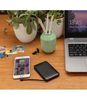 BATTERIE DE SECOURS 5000 mAh AVEC CÂBLE INTÉGRÉ | ref : P322.081