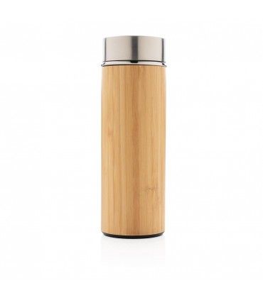 BOUTEILLE ISOTHERME EN BAMBOU LARGE GOULOT | ref : P436.239