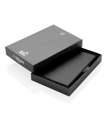 PORTE CARTES EN ALUMINIUM ANTI RFID C-Secure | ref :  P820.491