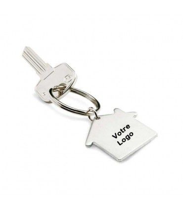 PORTE CLEFS METAL MAISON HEIM | ref :  KC6589