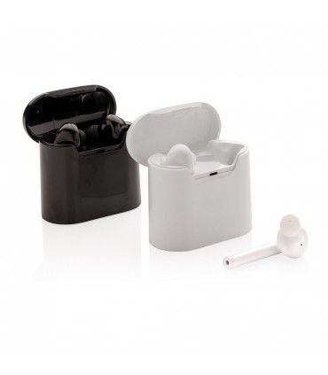 ECOUTEURS SANS FIL AVEC BOITIER DE CHARGE LIBERTY | ref : P329.013