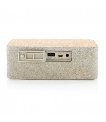 ENCEINTE 5W AVEC INDUCTION EN FIBRE DE PAILLE | ref :  P328.719