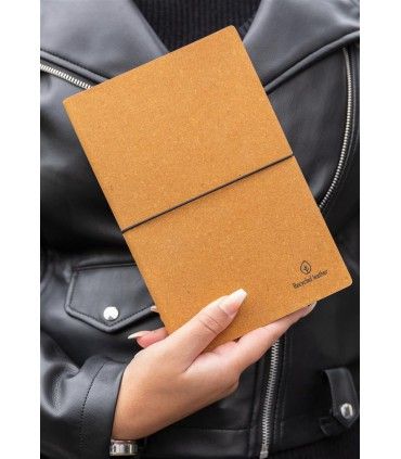 CARNET DE NOTES A5 EN CUIR RECYCLE | ref :  P772.219