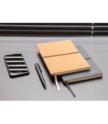 CARNET DE NOTES A5 EN CUIR RECYCLE | ref :  P772.219