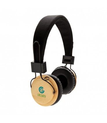 CASQUE AUDIO SANS FIL EN BAMBOU | ref : P329.169
