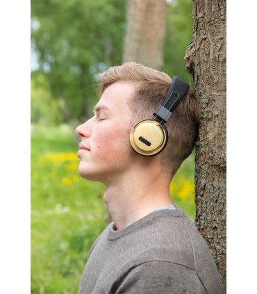 CASQUE AUDIO SANS FIL EN BAMBOU | ref : P329.169