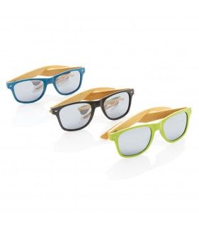 LUNETTES DE SOLEIL EN FIBRE DE PAILLE ET BAMBOU ref :  LUNWQ