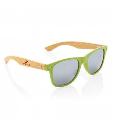 LUNETTES DE SOLEIL EN FIBRE DE PAILLE ET BAMBOU ref :  LUNWQ
