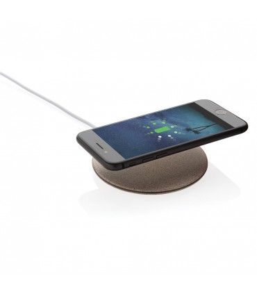 CHARGEUR A INDUCTION 5W EN FIBRE DE PAILLE | ref : P308.729