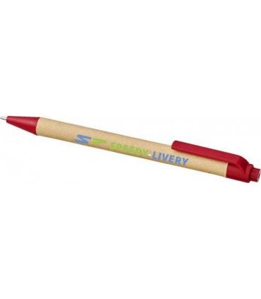STYLO BILLE EN CARTON RECYCLE ET PLASTIQUE DE MAÏS BERK | ref : 10738400