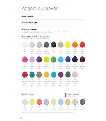 CRAYON PAPIER 100% SUR-MESURE - FABRICATION FRANCAISE